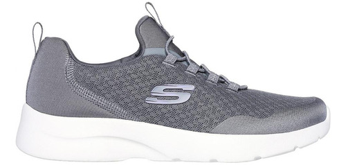 Zapatilla Mujer Dynamight 2.0 Real Smooth Gris Skechers