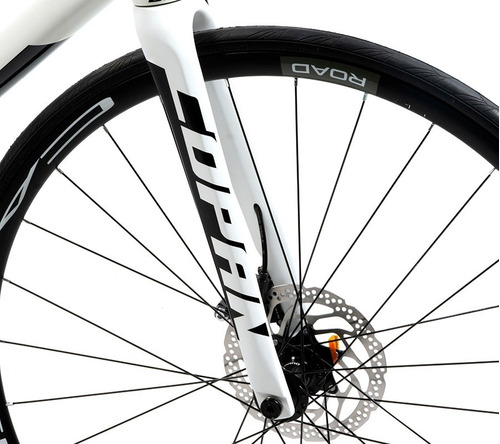Imagen 2 de 10 de Bicicleta Belfort Copan Sora R700 T50 Blanco Negro 2022