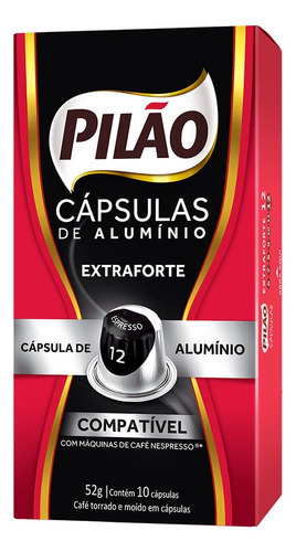 Cápsulas Café Pilão Espresso 12 10un