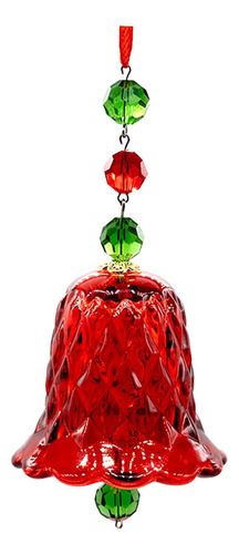 Decoración De Árbol De Navidad, Colgante De Cristal Rojo