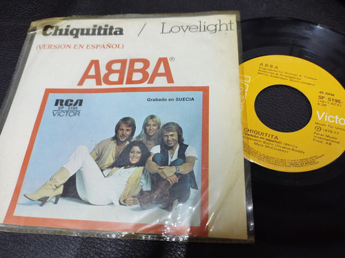 Abba Chiquitita Vinilo Ep Sencillo