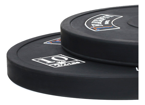Kit Anilha Bumper Olímpica Cross Training Borracha 40kg 4x10