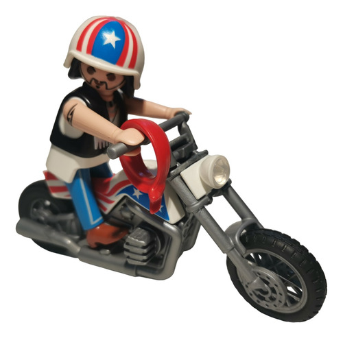 Playmobil 5280 Moto Chopera Harley Motoquero Usa Unica 