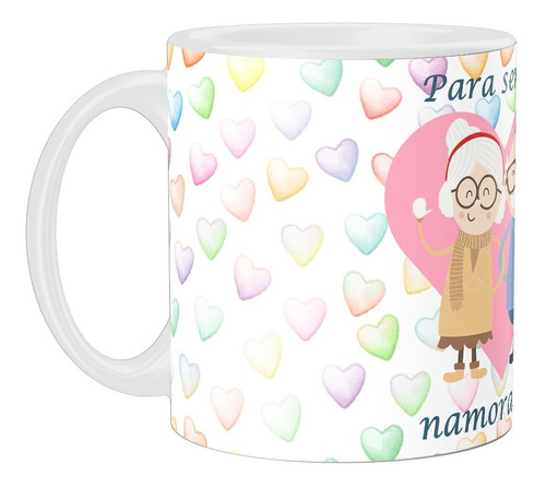 Caneca Personalizada Para Sempre Namorados - Cerâmica 325ml