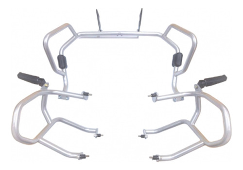 Protetor Motor Carenagem Pedaleiras R 1300 Gs Prata Mototeca