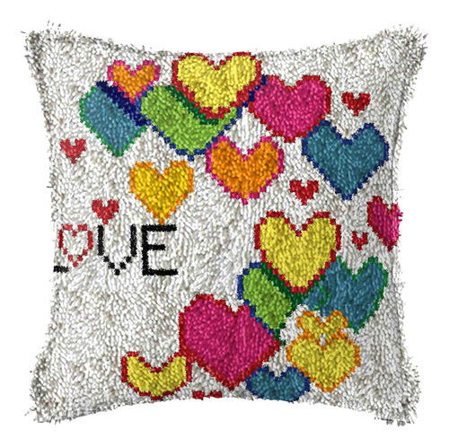 Latch Hooking Funda De Almohada Kits Fundas De Almohada