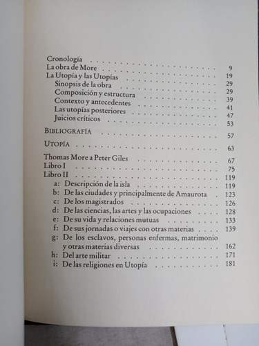 Imagen 5 de 5 de Utopía - Tomás Moro - Filosofía - Ediciones Orbis