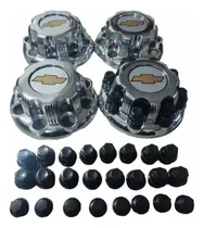 Comprar Juego De 4 Copas De Rin Chevrolet 8 Birlos Con Cubre Birlos