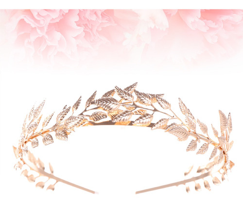 Imagen 6 de 8 de 1pc Hoja Pelo Corona Joyería Aleación Accesorios Para El Cab