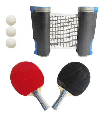 Kit De Pin Pong Transforma Tu Mesa Tenis De Mesa, Retractil!