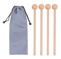 Comprar 2 Pares De Mazos De Madera, Palos De Percusión Para Glockens