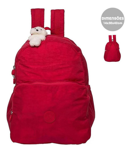 Mochila Costas Trendy Vermelho 11190 Xeryus