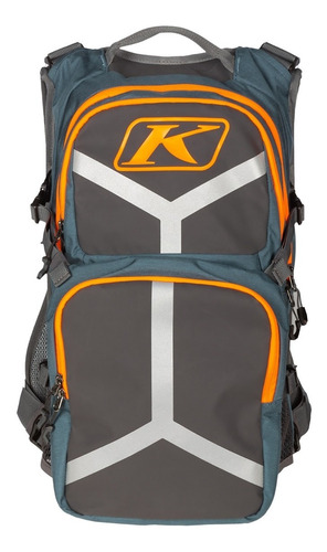 Mochila Klim Arsenal 15 Petrol - Strike Orange Bamp Group