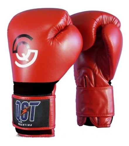 Combo Guantes De Boxeo + Vendas Qst Arg (#3325) Kick-box