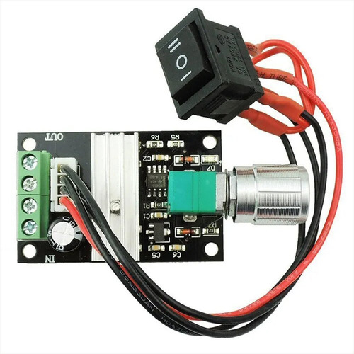 Control Velocidad Motor Dc 6 A 20v, Pwm, Inversión De Giro