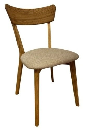 Imagen 2 de 9 de Silla Para Comedor Madera 100% Maciza Roble Ref: Maciza503