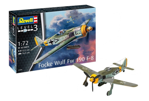 Avión Focke Wulf Fw190 F-8 1/72 Model Kit Revell