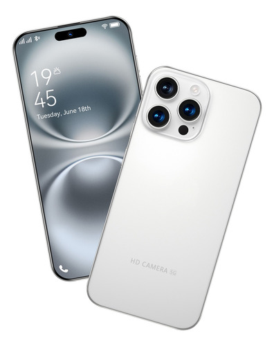 Dual Sim I16 Pro Max Desbloquea 12gb Ram +512gb Rom 2025 El Más Popular Teléfono Inteligente Android 14 Red 5g Admite Conexión Wifi Y Bluetooth Blanco