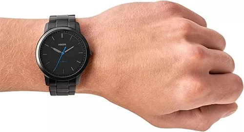 Fossil - Reloj casual de cuarzo, minimalista, de acero inoxidable y delgado  para hombre