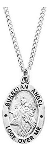Collar - Rosemarie Collections Saint Pendant Necklace (guard