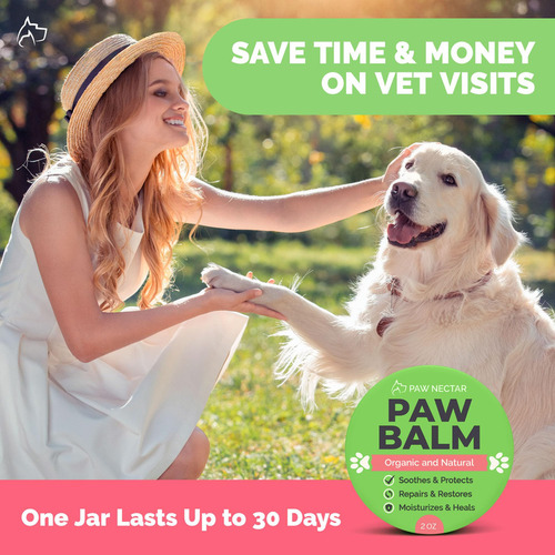 Bálsamo Para Patas De Perro Paw Nectar Cura, Repara Y R