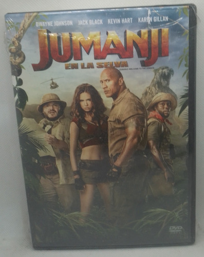 Jumanji En La Selva / Dvd R1 & R4 / Nuevo / Dwayne Johnson