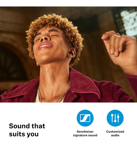 Auriculares True Wireless Sennheiser Accentum Con Hybrid Anc