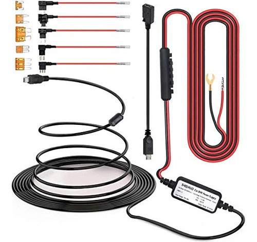 Dash Cam Hardwire Kit Mini Usb Y Puerto Micro Usb Cable...