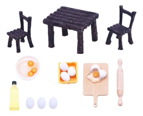 1/12 Muñecas Herramienta De Cocina Miniatura Comida En