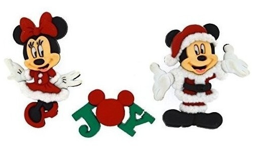 Vistelo 8235 Disney Boton Y Adornos Mickey Y Minnie