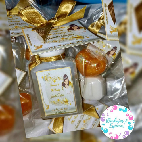 Imagen 9 de 10 de Recuerdos Antibacterial Con Iniciales Babyshower Nacimientos