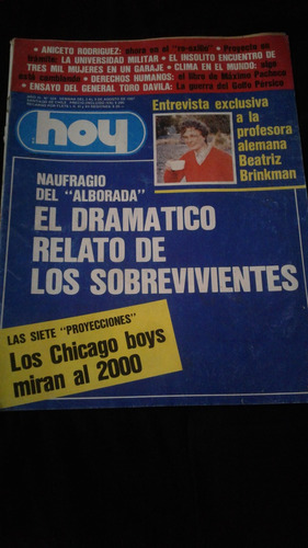 Revista Hoy N° 524 3 Al 9 De Agosto De 1987