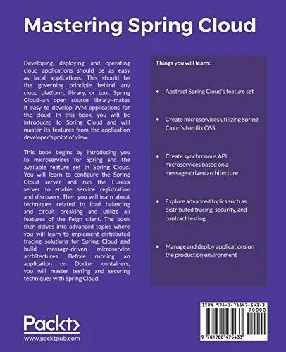 Mastering spring cloud best sale