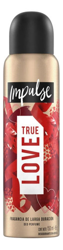 Pack X6 Desodorante Impulse True Love Aerosol 150 Ml