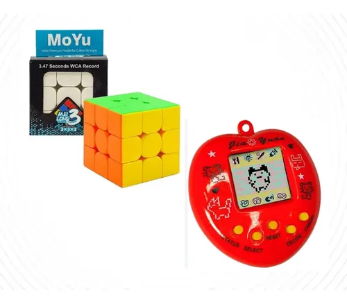 いくっち様 40 Kit 20 Bichinho Virtual Tamagochi + 20 Cubo Magico Moyu