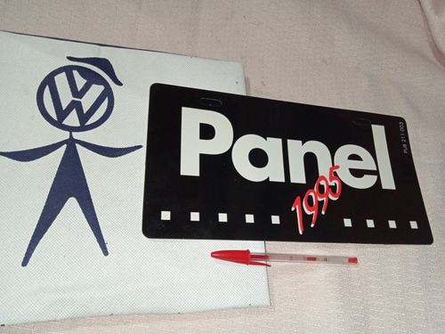 Placa Promocional Para Volkswagen Combi Panel 1995. 