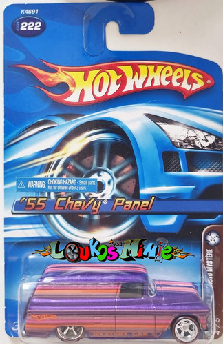 Hot Wheels ´55 Chevy Panel 2006 Mystery Car Nr 222 Lacrado