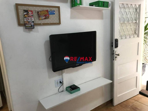 Kitnet Com 1 Dormitório Para Alugar, 30 M² Por R$ 1.550,00/ano - Vila Alzira - Guarujá/sp - Kn0004