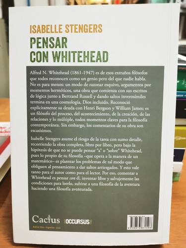 Pensar Con Whitehead - Isabelle Stengers - Cactus