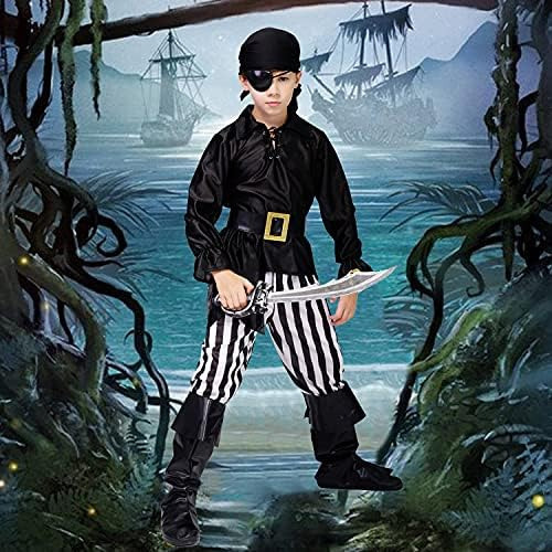 2024 Disfraz De Cosplay De Halloween De Pirata For Niños