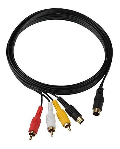 Gam3gear S Av S-video Av Rca De Audio Y Vídeo Tv Cable Compu