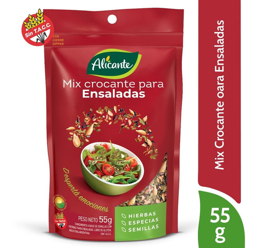 Alicante Mix Crocante Para Ensaladas X 55 Gr