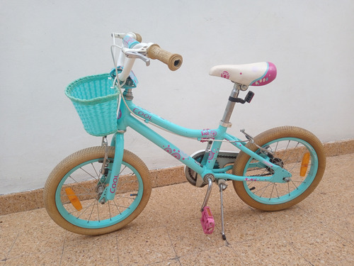 Bicicleta De Nena Usada Rodado 16 Celeste 16 " (Usado)