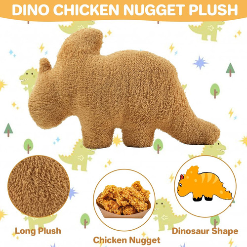 Gvimenos Dino Nugget Pillow Dino Plush, Juguete De Felpa De