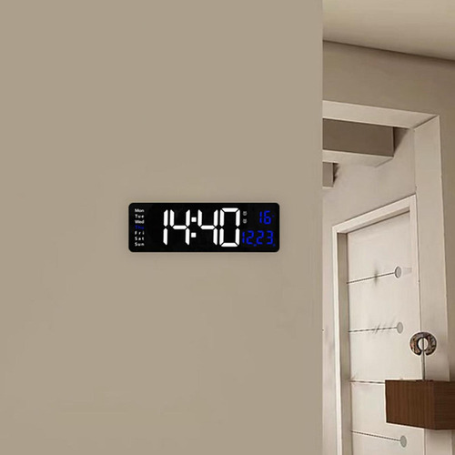 Reloj De Pared Digital Led De Gran Tamaño De 15 Pulgadas
