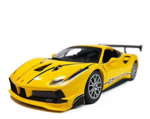 Ferrari 488 Version De Carreras A Escala 1:24