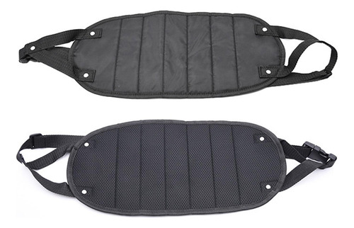 Hamaca Para Pies De Avión, Plegable, Ajustable, Negro