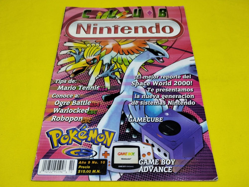 Revista Club Nintendo Año 9 #10 Pokemon Gold Y Silver