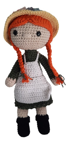 Muñeca Anne Whit E Amigurumi /muñeca De Apego