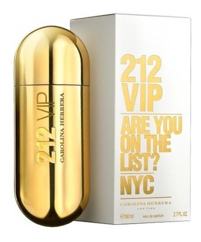 Perfume Carolina Herrera 212 Vip 80ml Edp Dama